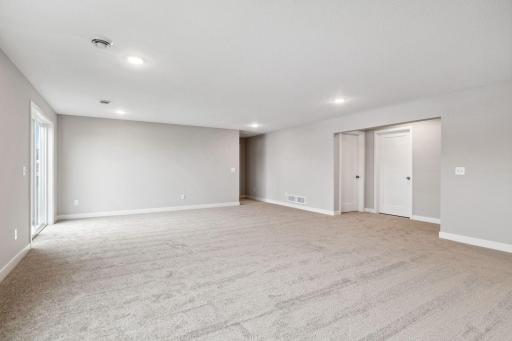 Finished Lookout Basement (Example of a previous home)