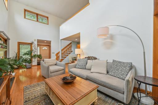Cozy living room with great natural light
