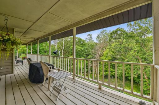 Take in the nature views on the amazing porch!