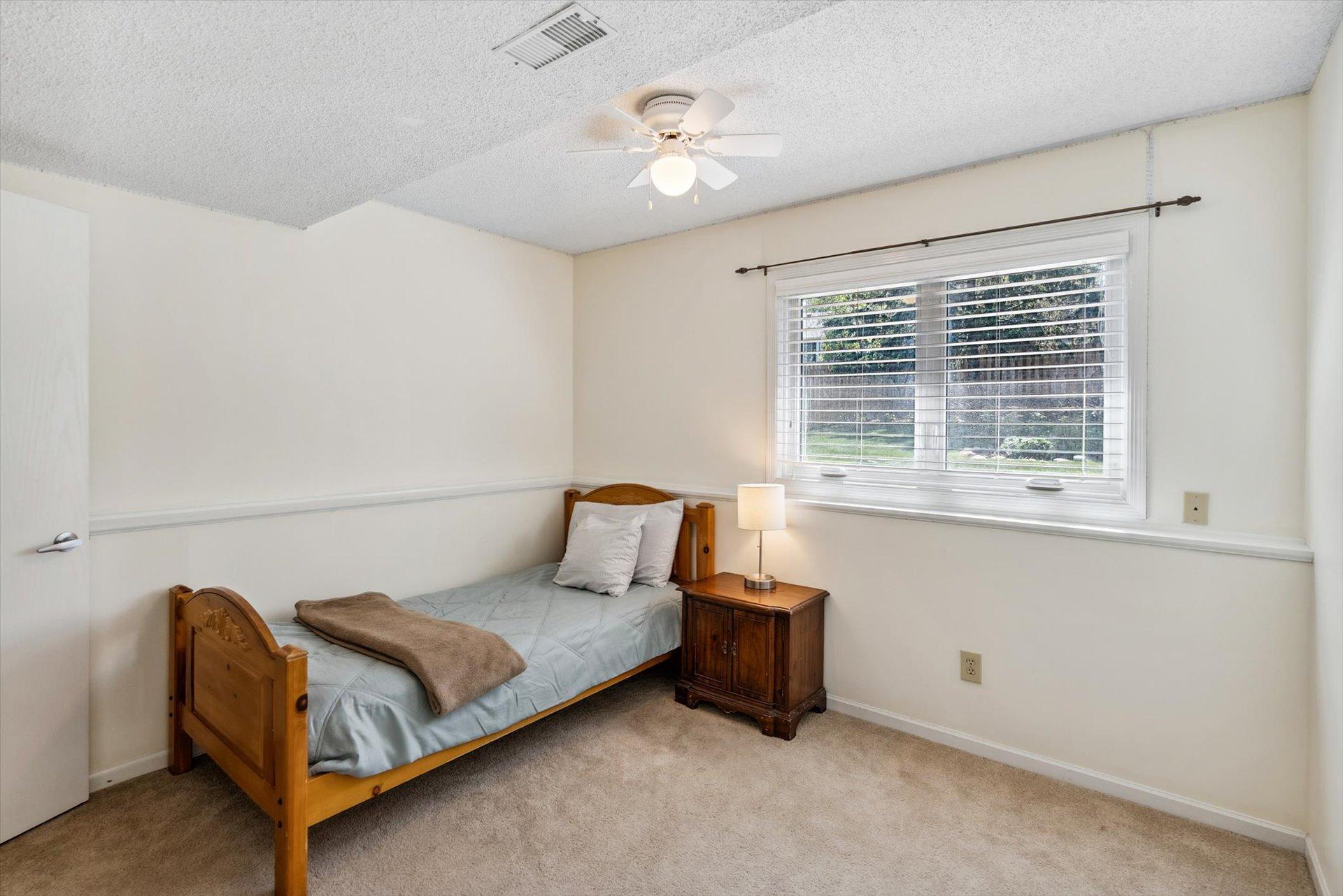 Fourth bedroom in the basement.