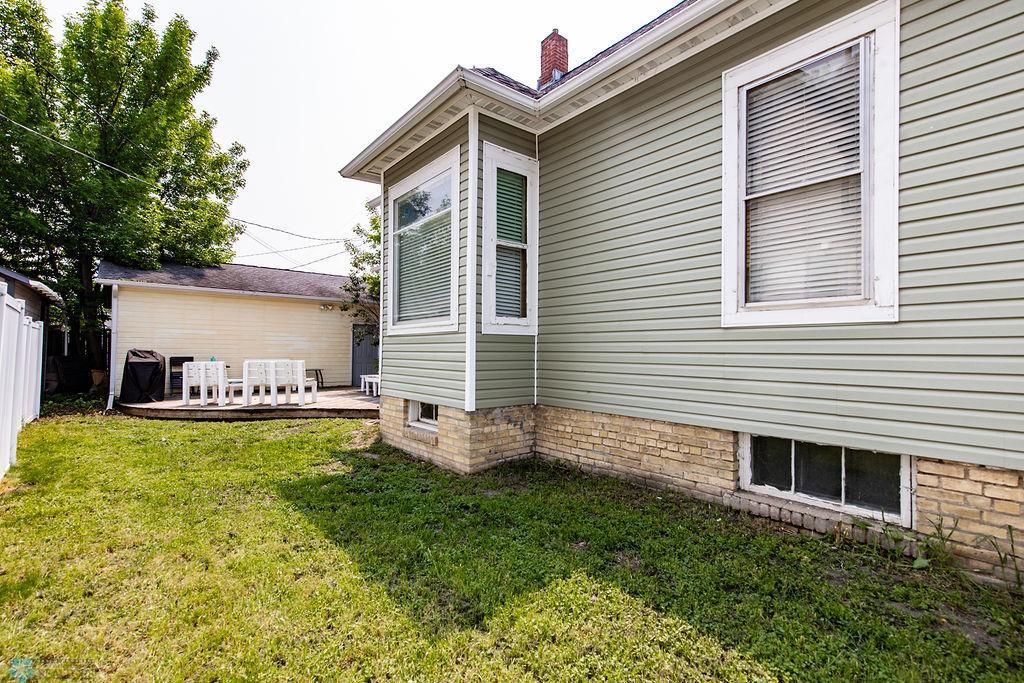 Fenced yard