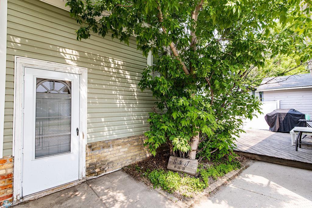 Back entrance