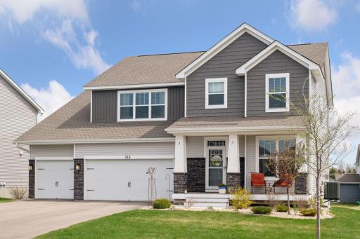 Available only due to Relocation! 2022 built w/ all three levels finished. 5 bed 5 bath with upper loft and laundry. Such a beautiful home. Redwood floor plan w/tons of extra upgrades + seller finished, added deck