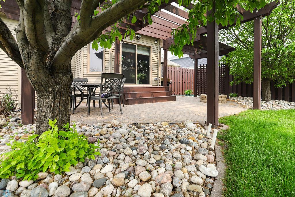 Backyard patio