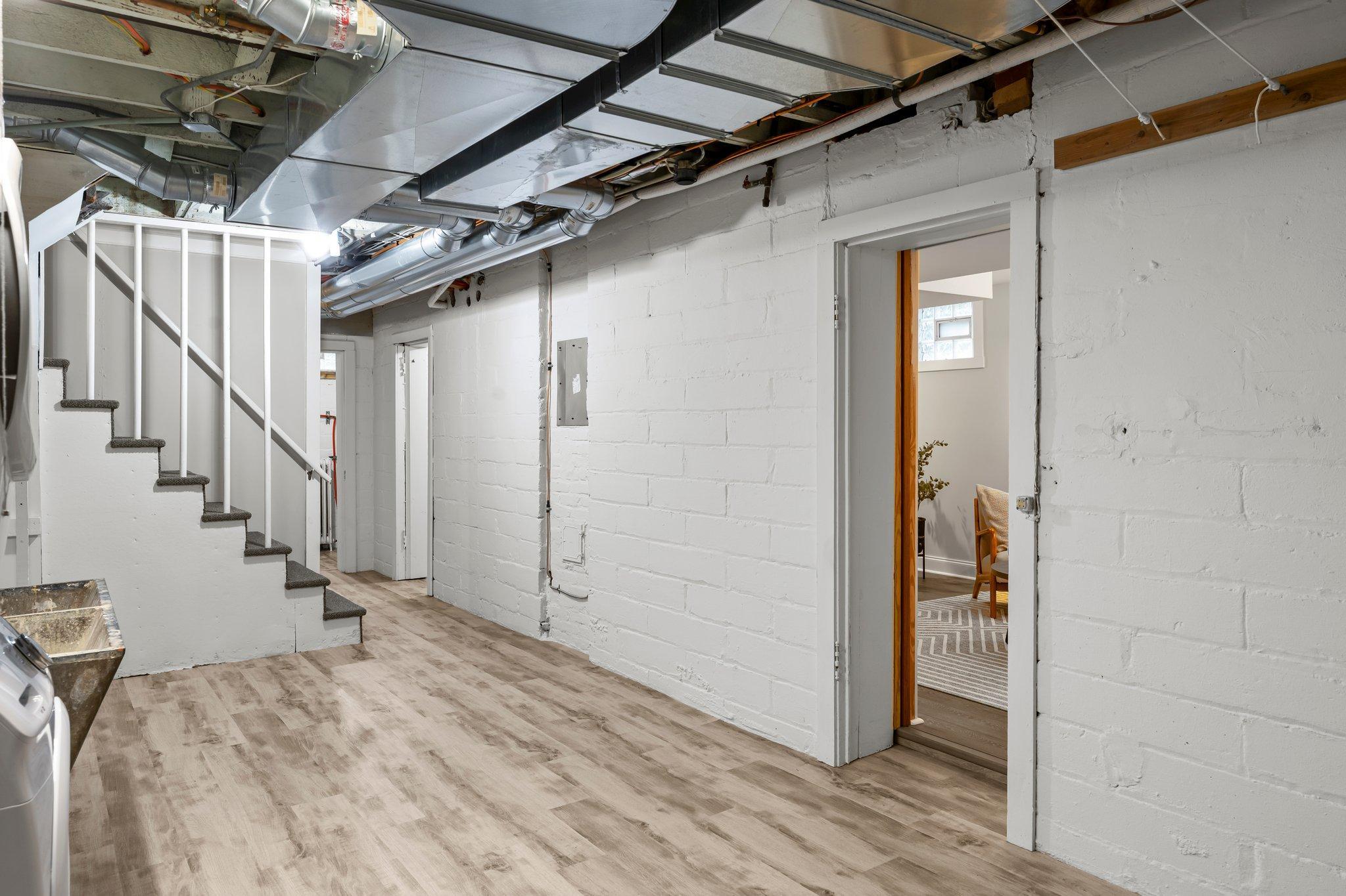 The rest of the basement offers ample opportunity to customize to your needs.