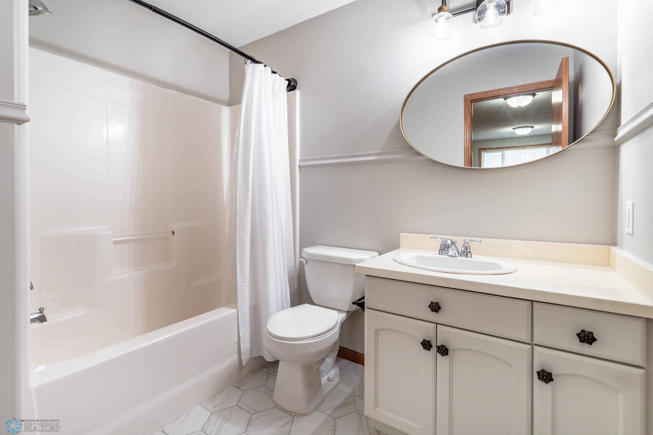 Clean, Freshly Painted Bathroom