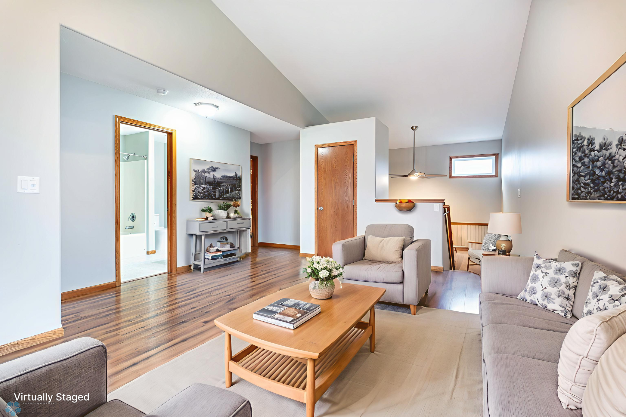 High Ceilings in Living, Dining, Kitchen