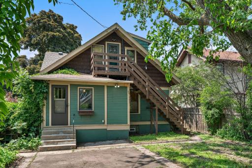 Separate private entrance to the upper-level unit offers added privacy and convenience.