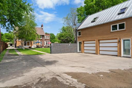 Room to park at least 6 cars outside the garage
