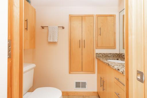 3/4 Bath in unit & separate mechanicals & laundry