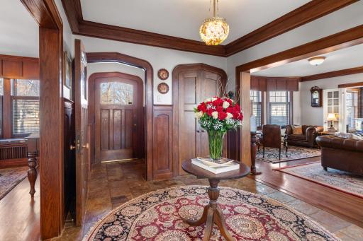 where the artistic woodwork & details abound!