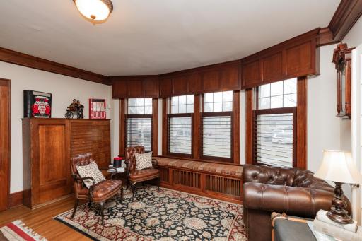 Front room 2nd seating area with plantation shutters