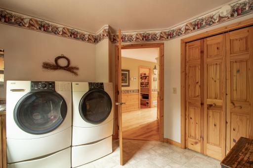Laundry on main level adds to main floor living