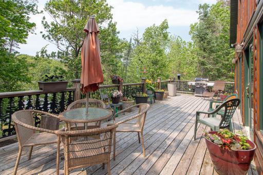 12x36 Lakeside Deck off Living/Dining and Kitchen Area