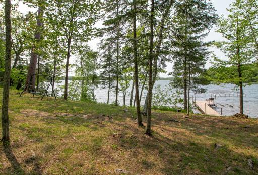Gradual elevation to lakeshore