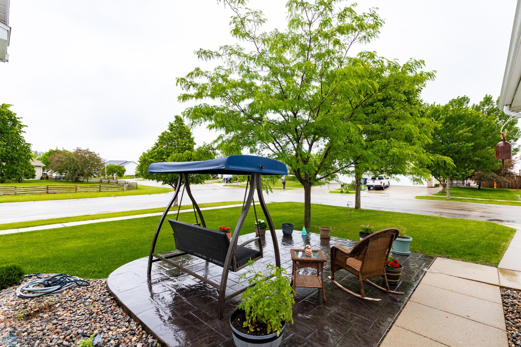Front Porch + Yard