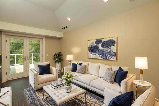 Sitting Room virtually staged