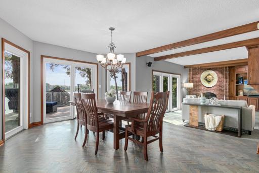 The layout keeps everyone connected, whether you're cooking or just relaxing.