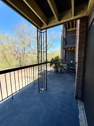 Private Balcony off Primary