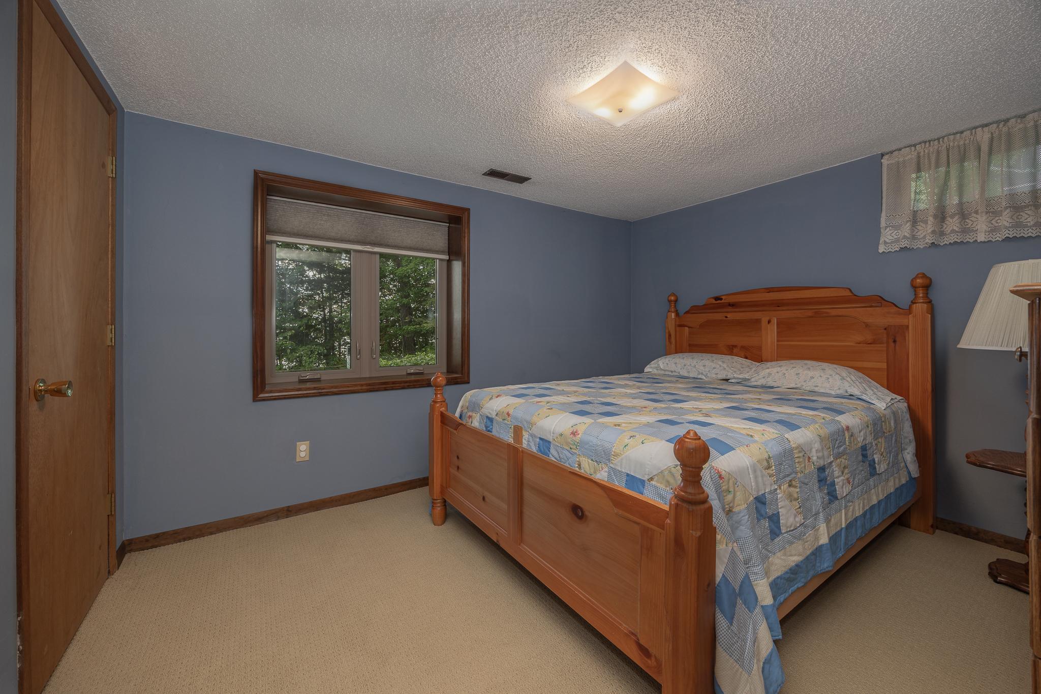 Second lower level bedroom.