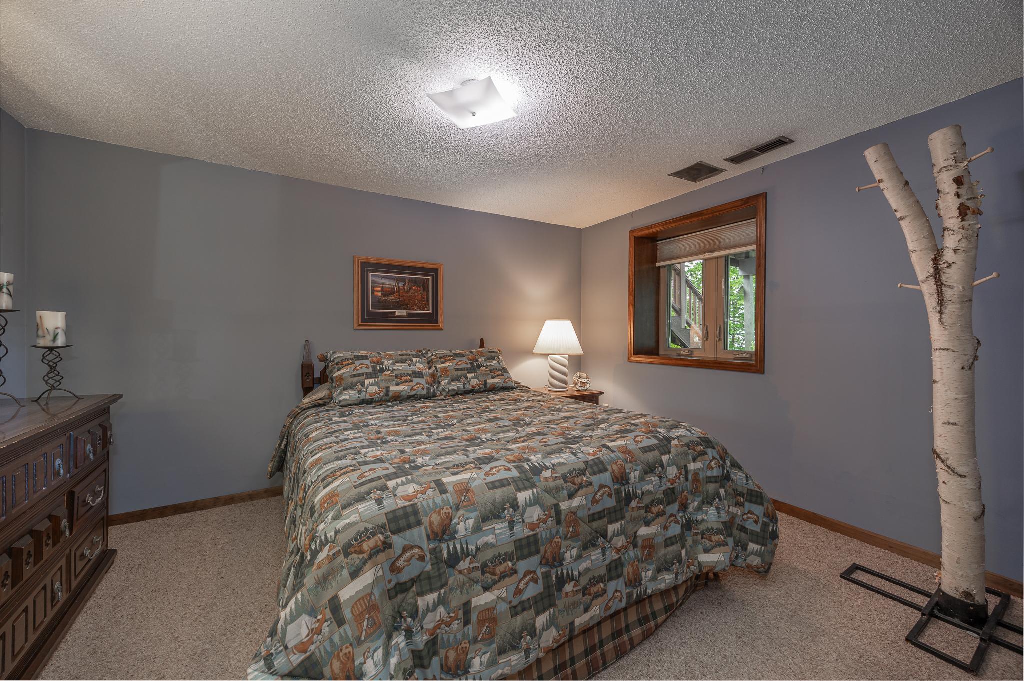 Lower level bedroom.