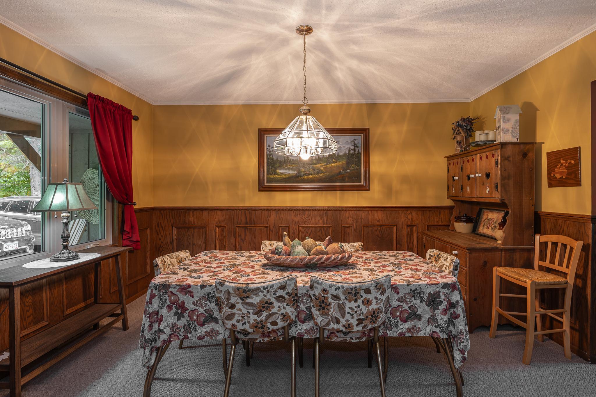 Formal dining room.