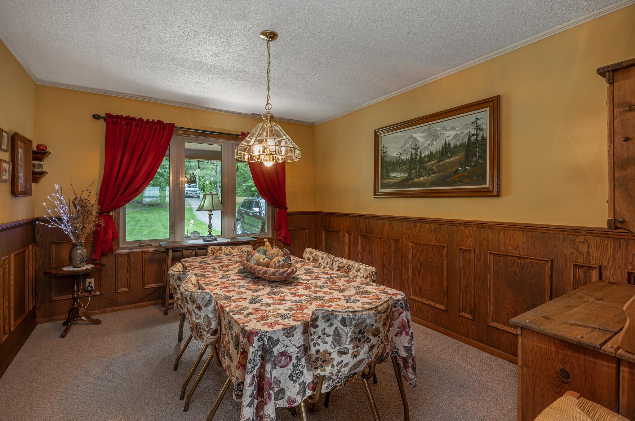 Formal dining room.