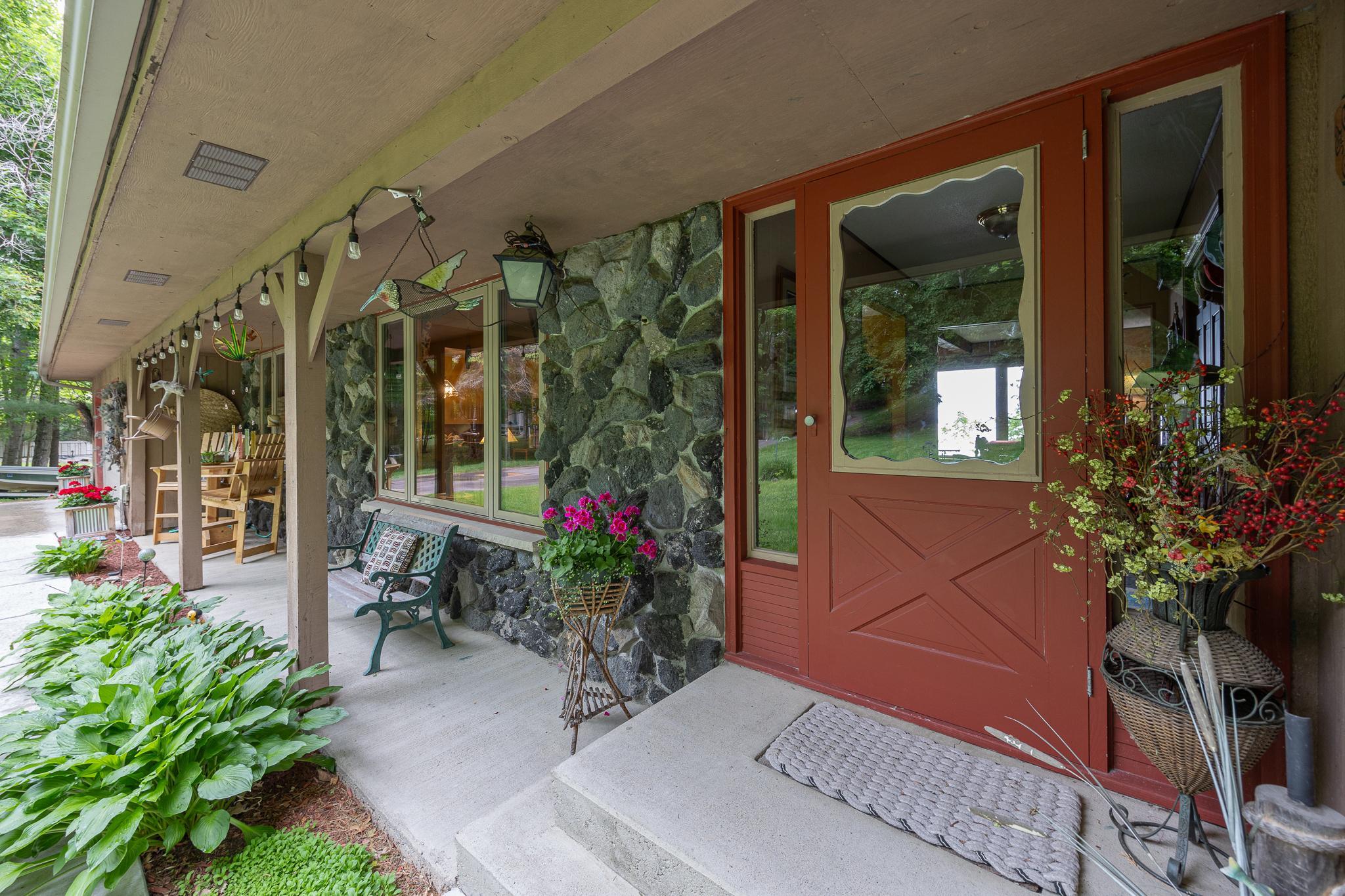 Views of the front porch.