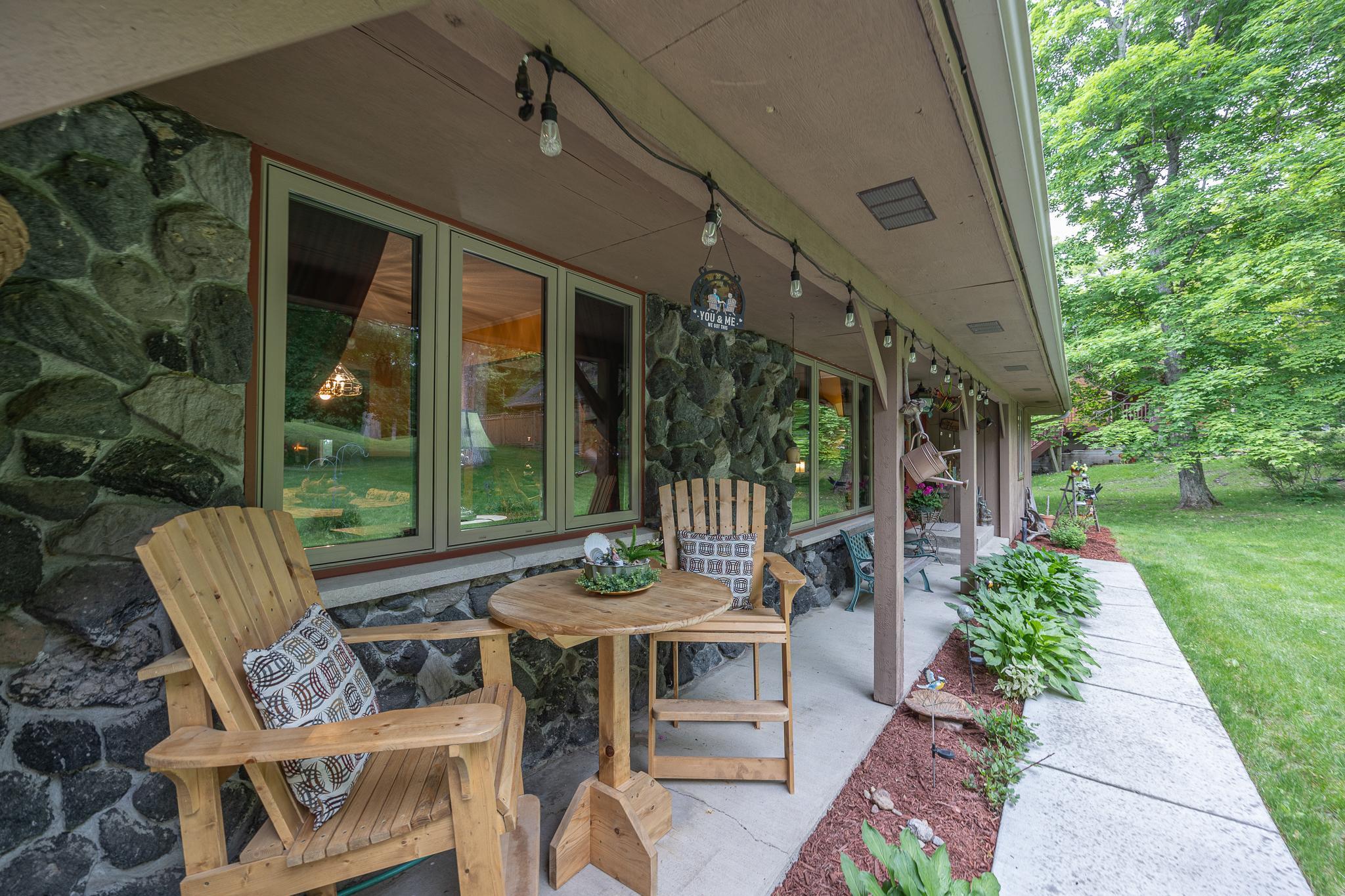Views of the front porch.