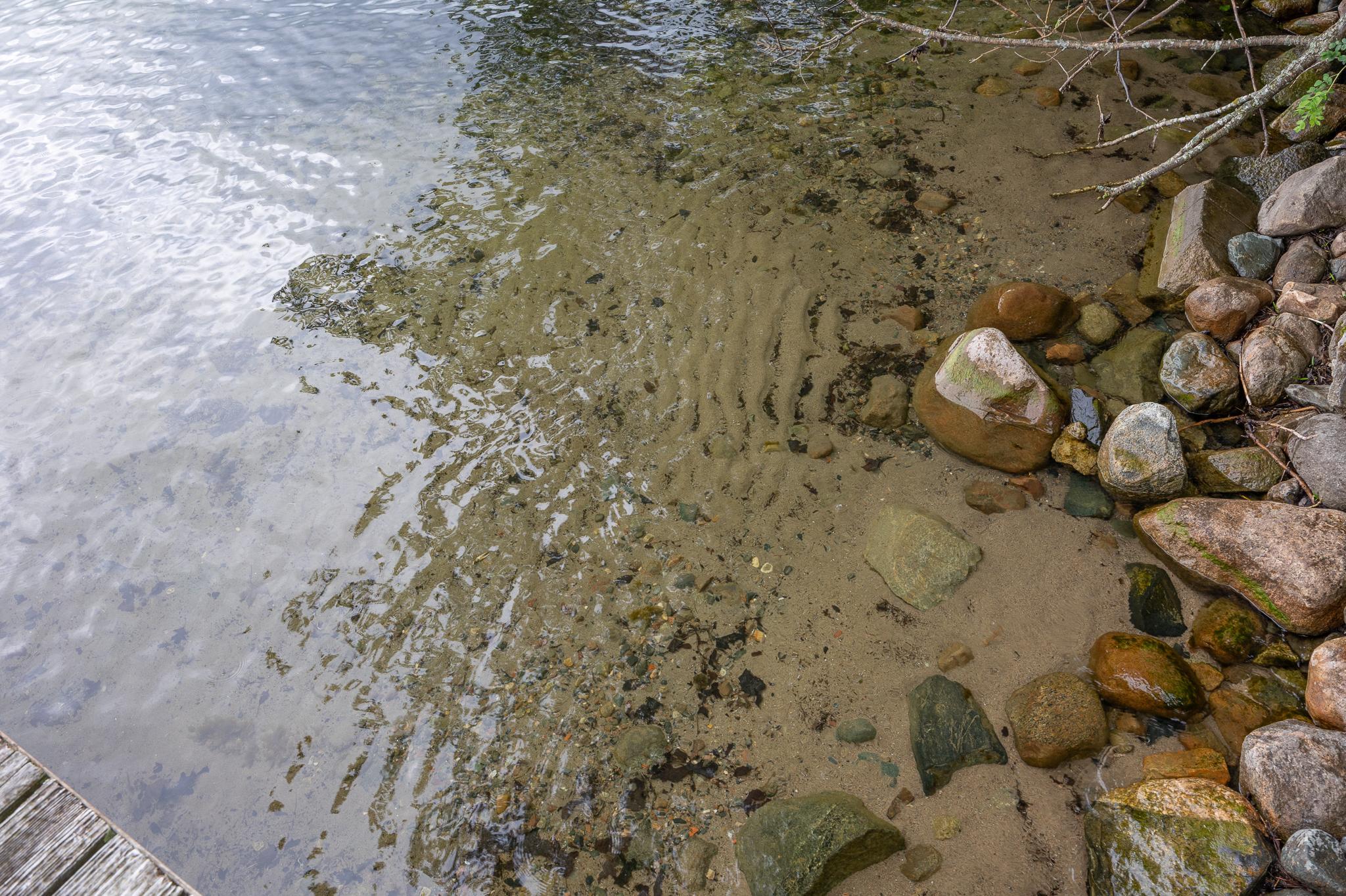 Nice sandy shoreline.