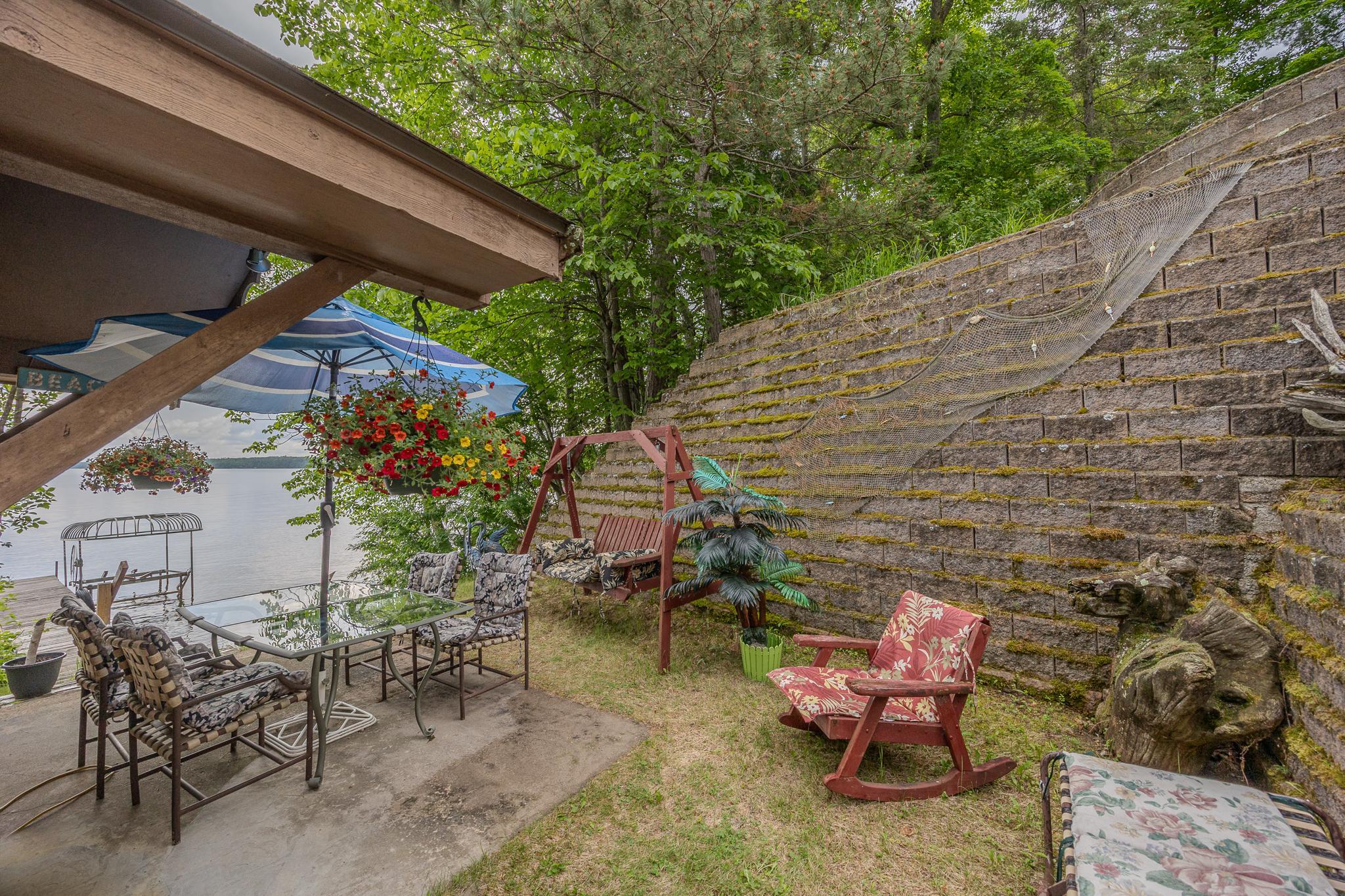 Lakeside bunkhouse.