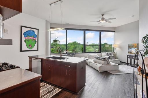Cloud 9 - Unit #418 - open concept with expansive views