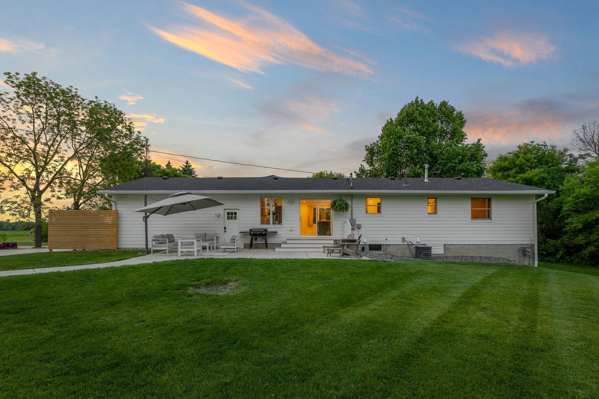 Newer roof, LP Smartside siding, 6" gutters, and downspouts that daylight.