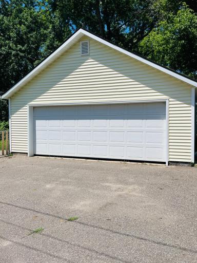 Your double stall garage has a large parking pad out front for plenty of room to get in and out.