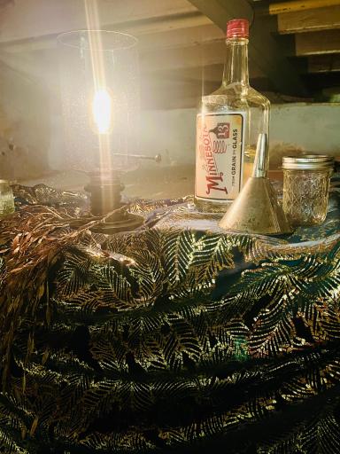 During the construction of this home, the prohibition era lead many to enjoy their "hooch" underground, underwraps & out of sight.