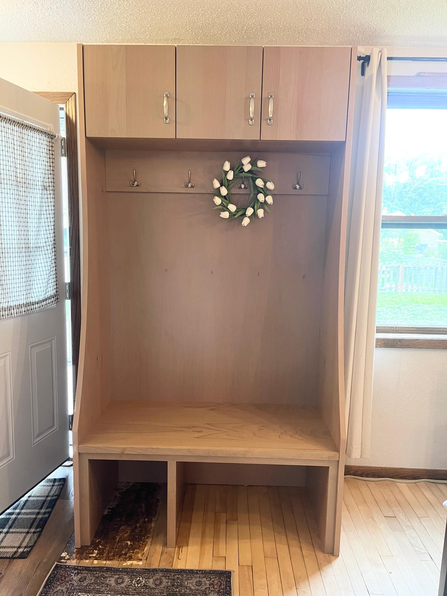 Hall tree is convenient & comes with them home!