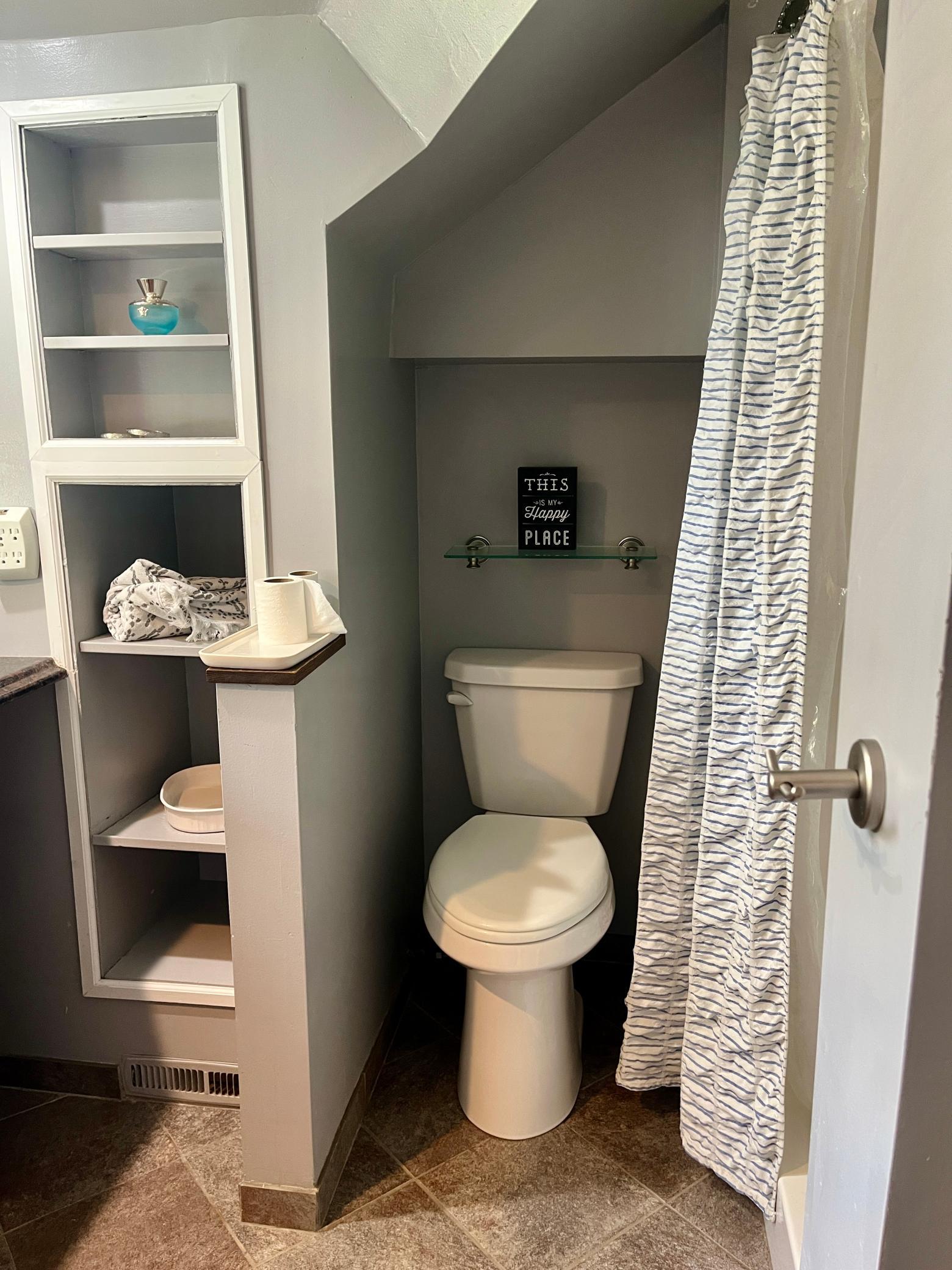 Built in shelving