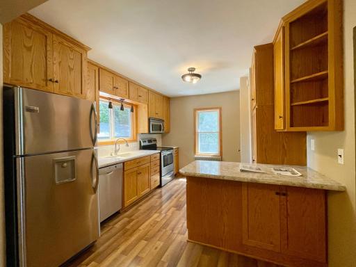 Updated Kitchen w/ Stainless Steel Appliances.