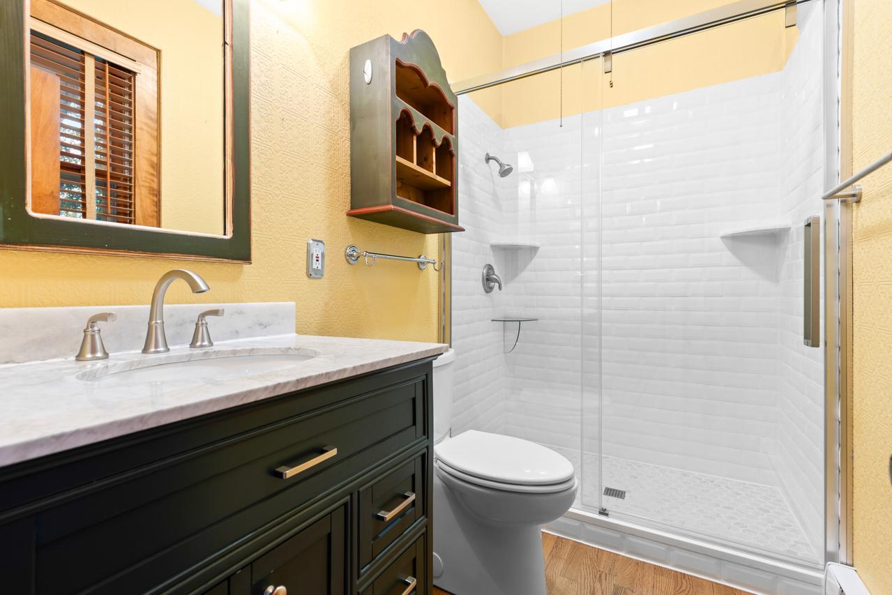 Bathroom off of Kitchen on the Main Floor