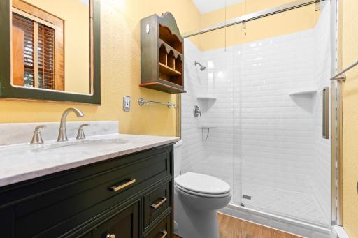 Bathroom off of Kitchen on the Main Floor