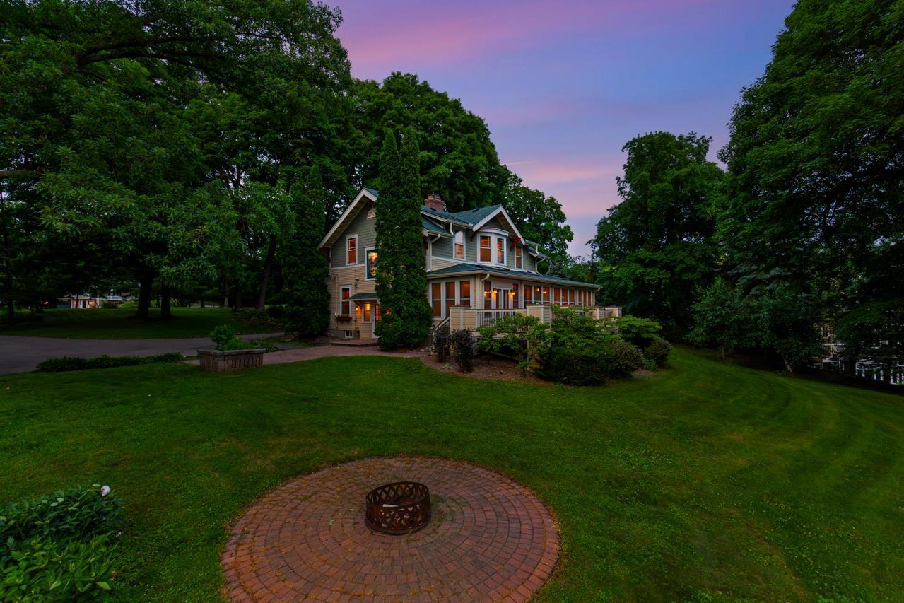 Firepit with Views of the Lake