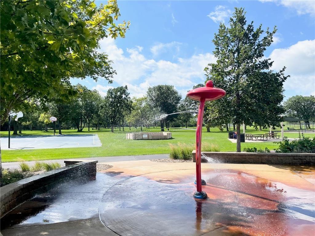 Another view of the splashpad at Prairie Park.