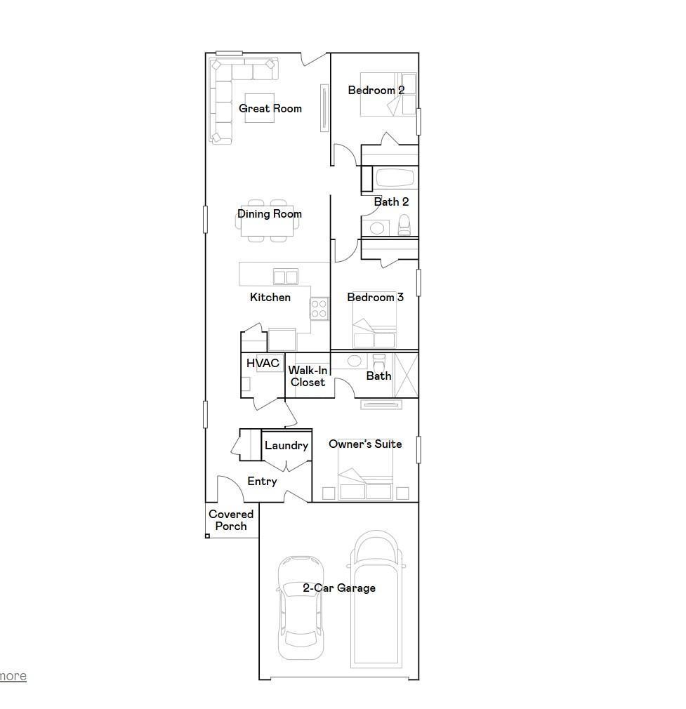 The floorplan of the Sibley.
