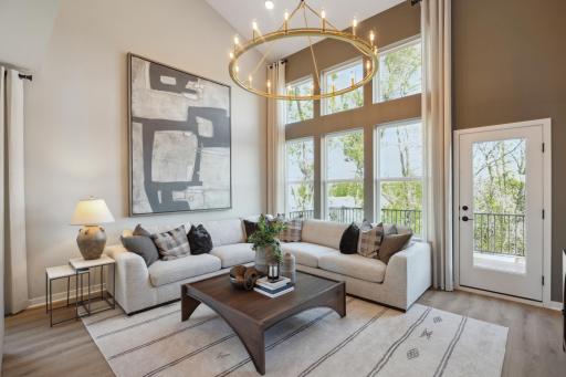 Photos are of the model home in Rush Hollow, Maple Grove.