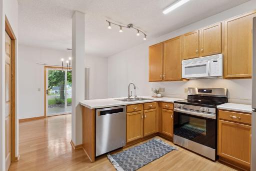 Plenty of cabinetry and counterspace to prepare you favorite meals. 42" upper cabinets.