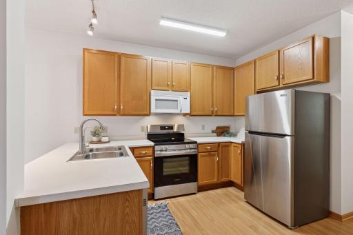 New(er) stainless steel appliances. Fridge and range 12/2024.