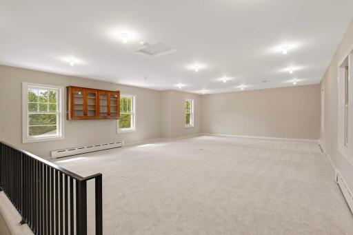 The space above the is connected to the house, but also has a private entrance should you consider renting it.