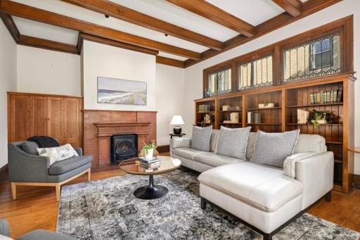 By far the best room in the house to curl up by the fire with a blanket & book.