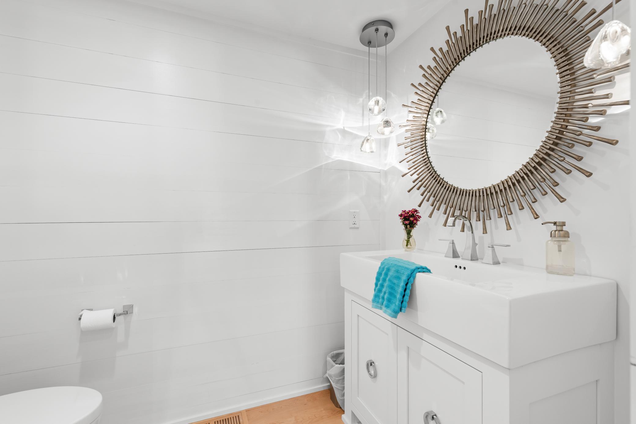 Main floor powder/guest bathroom.