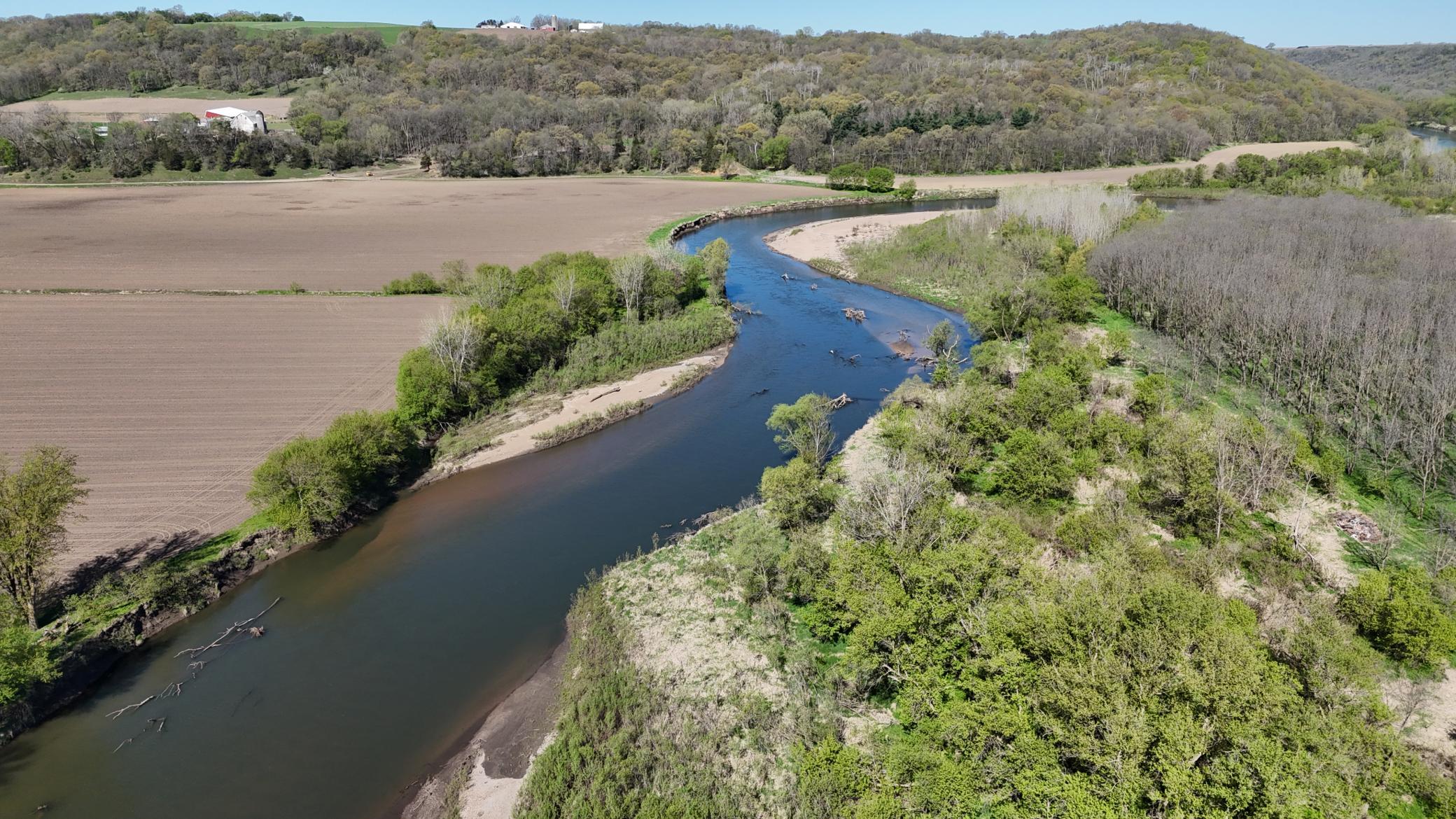 Scenic 3 acre recreational lot on Zumbro River